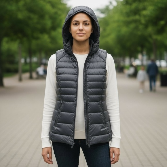 lululemon athletica Jackets & Blazers - Lululemon Brave the Cold Vest Black  Sz 6